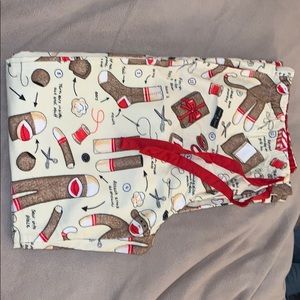 Sock Monkey PJ Set